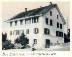 Die Schmiede in Wernetshausen, das Gründungsgebäude der Firma Hässig aus dem Jahr 1946